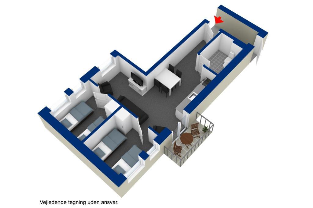 Aparthotel Faber Århus Habitación foto